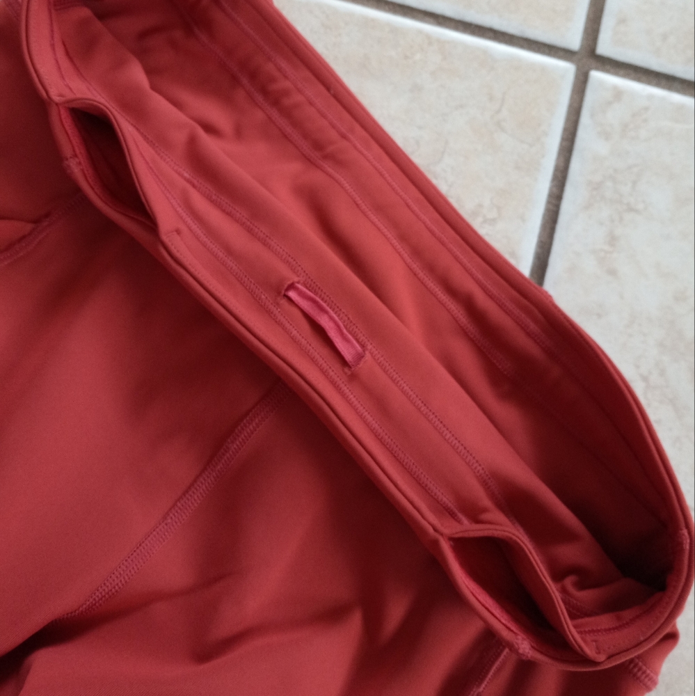 Lululemon Time To Sweat 28" Tight Brick Rose Full-On Luxtreme 8 - Picture 8 of 16